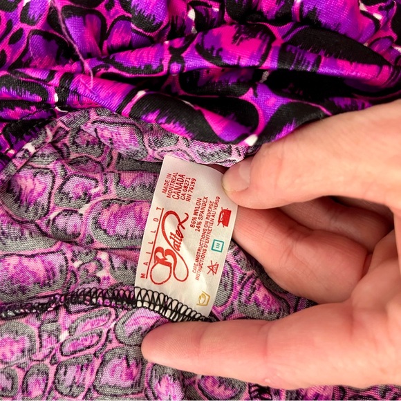 Epic Vintage 80s High Waisted Bikini Skirt Size Small - Picture 4 of 9